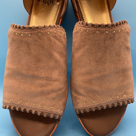 Sarto Franco Sarto tan suede flat Sz 7.5 - Picture 6 of 10